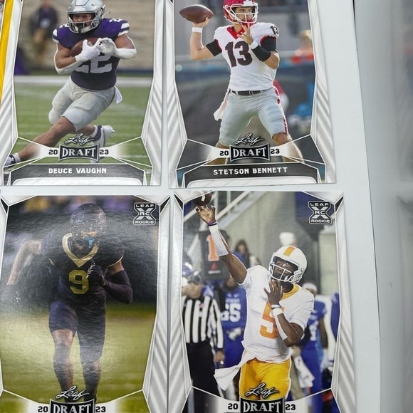 NFL FOOTBALL DRAFT CARDS- 10 Cards - Picture 6 of 8